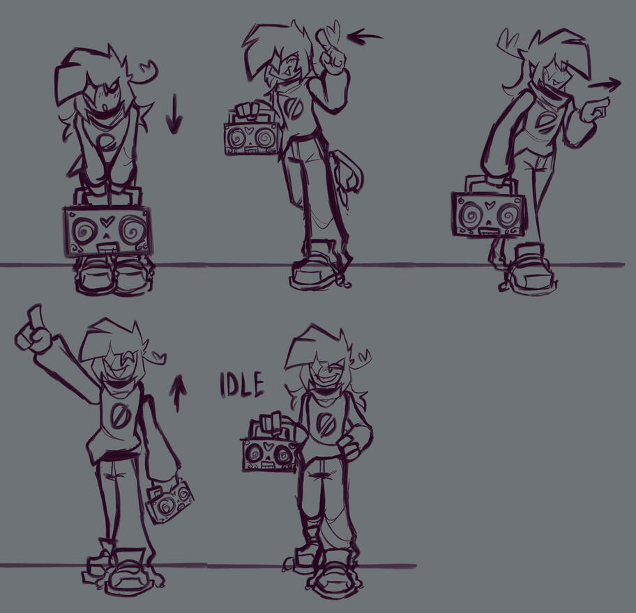 concept art for FLAnimal (@toonishtragedy)