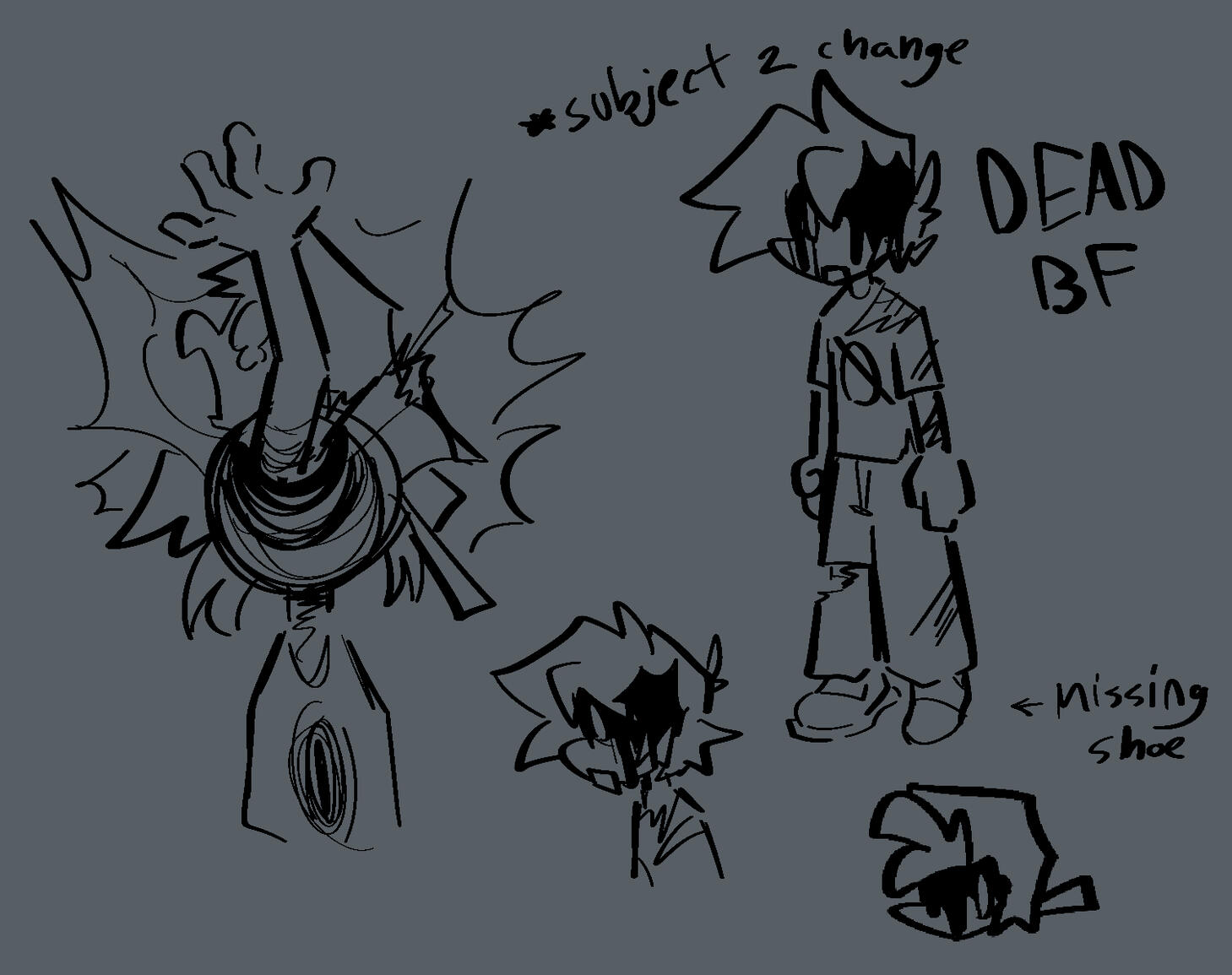 Obi's first concept art + END's abilities (@toonishtragedy)